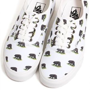 Vans California Bear Print Shoes
